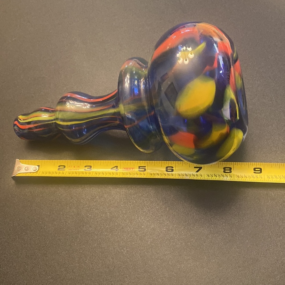 Vintage Vase Hand Blown Speckled Swirled Genie Bud Flower Vase “Rare Find” - Picture 12 of 13
